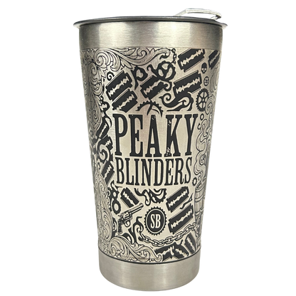 Copo Térmico Peaky Blinders | Gravação a Laser 360° Permanente | 475ml | Presente Exclusivo
