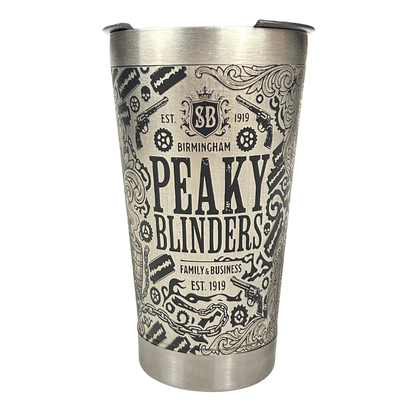 Copo Térmico Peaky Blinders | Gravação a Laser 360° Permanente | 475ml | Presente Exclusivo