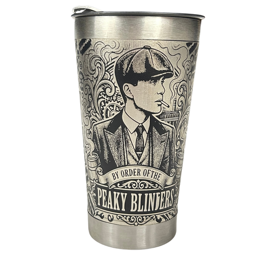 Copo Térmico Peaky Blinders | Gravação a Laser 360° Permanente | 475ml | Presente Exclusivo