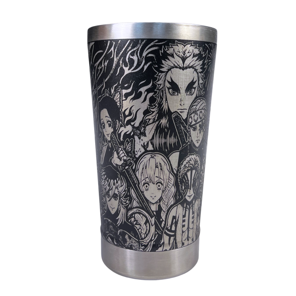 Copo Térmico Demon Slayer | Gravação a Laser 360° Permanente | 475ml | Presente para Fãs de Anime