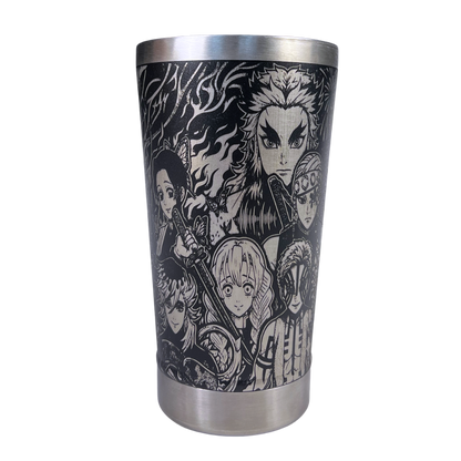 Copo Térmico Demon Slayer | Gravação a Laser 360° Permanente | 475ml | Presente para Fãs de Anime