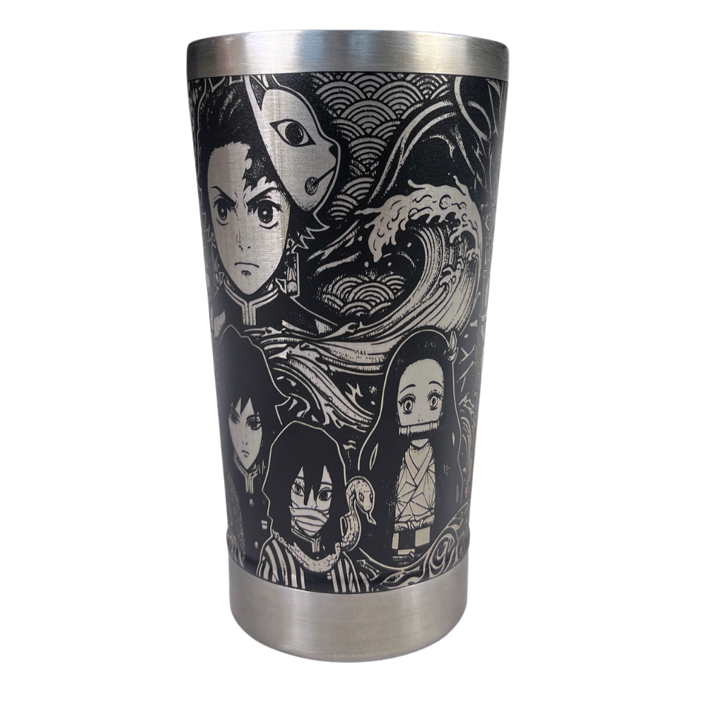 Copo Térmico Demon Slayer | Gravação a Laser 360° Permanente | 475ml | Presente para Fãs de Anime