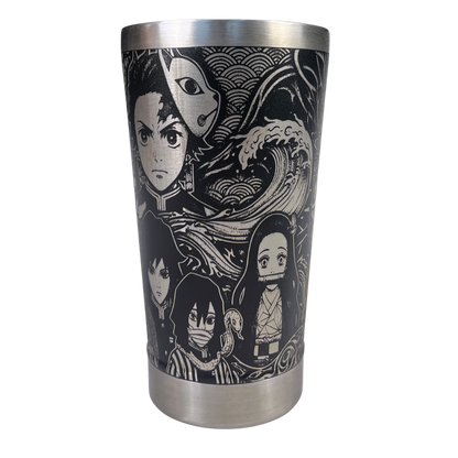 Copo Térmico Demon Slayer | Gravação a Laser 360° Permanente | 475ml | Presente para Fãs de Anime