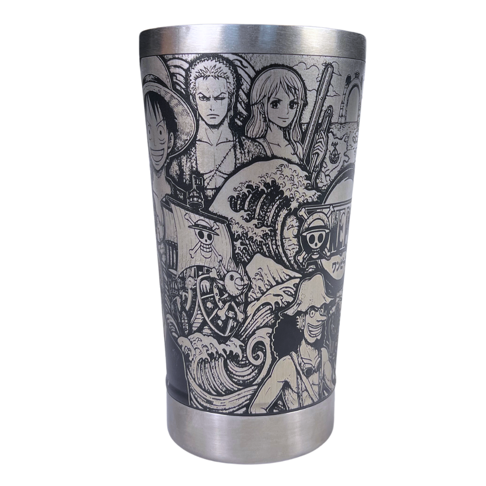 Copo Térmico One Piece | Gravação a Laser 360° Permanente | 475ml | Presente para Fãs de Anime