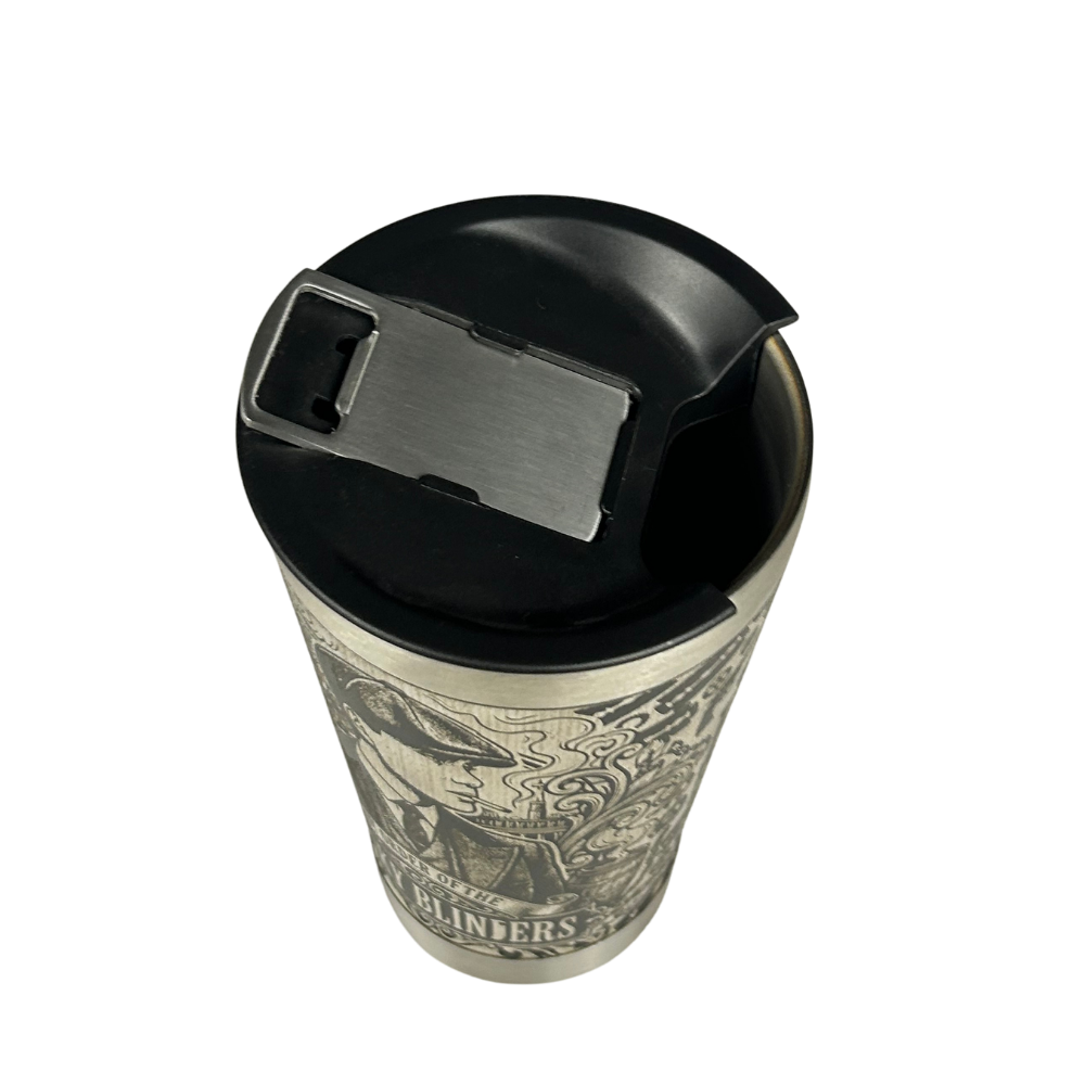 Copo Térmico Peaky Blinders | Gravação a Laser 360° Permanente | 475ml | Presente Exclusivo