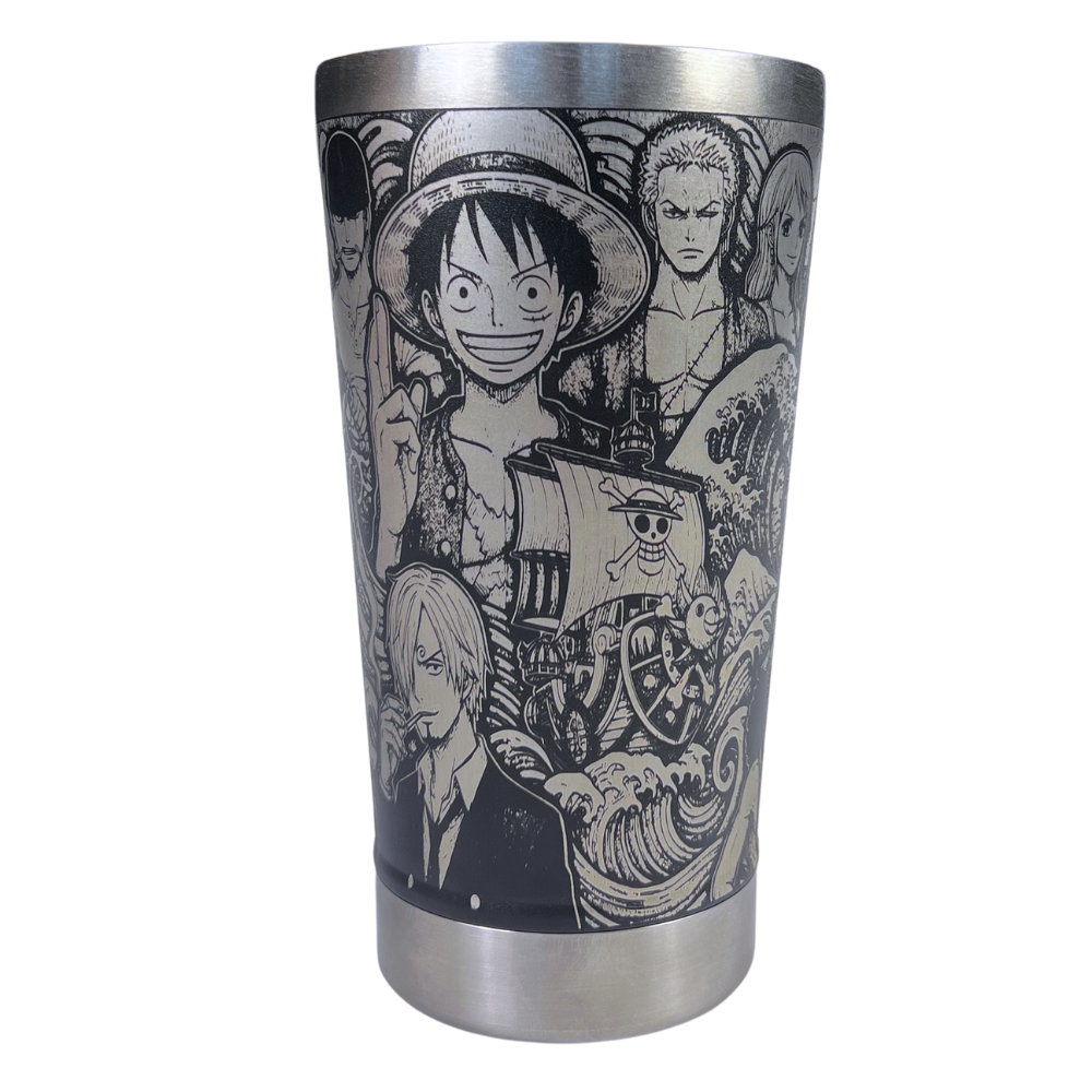 Copo Térmico One Piece | Gravação a Laser 360° Permanente | 475ml | Presente para Fãs de Anime