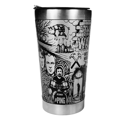 Copo Térmico Pink Floyd | Gravação a Laser 360° Permanente | 475ml | Presente para Fãs de Rock