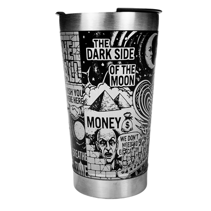 Copo Térmico Pink Floyd | Gravação a Laser 360° Permanente | 475ml | Presente para Fãs de Rock