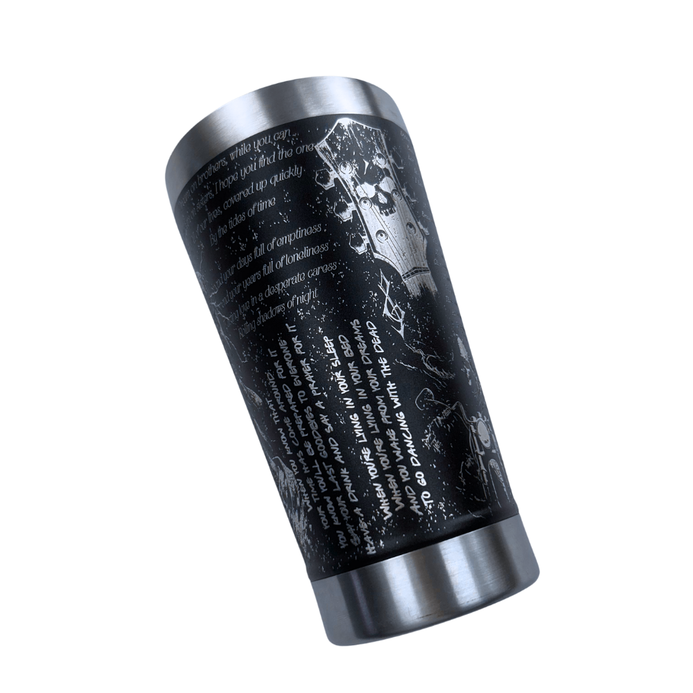 Copo Térmico Iron Maiden | Gravação a Laser 360° Permanente | 475ml | Presente para Fãs de Metal