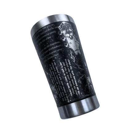 Copo Térmico Iron Maiden | Gravação a Laser 360° Permanente | 475ml | Presente para Fãs de Metal