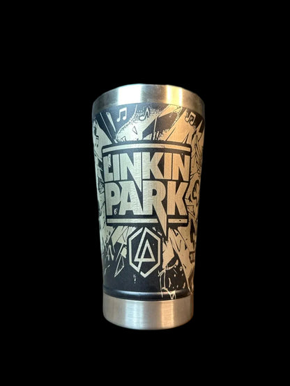 Copo Térmico Linkin Park | Gravação a Laser 360° Permanente | 475ml | Presente para Fãs de Rock