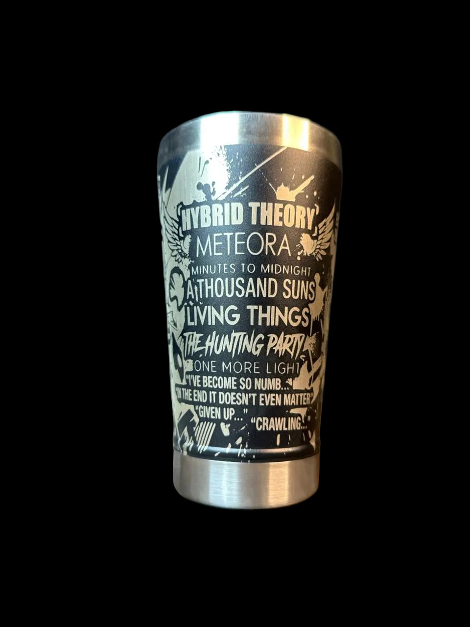 Copo Térmico Linkin Park | Gravação a Laser 360° Permanente | 475ml | Presente para Fãs de Rock