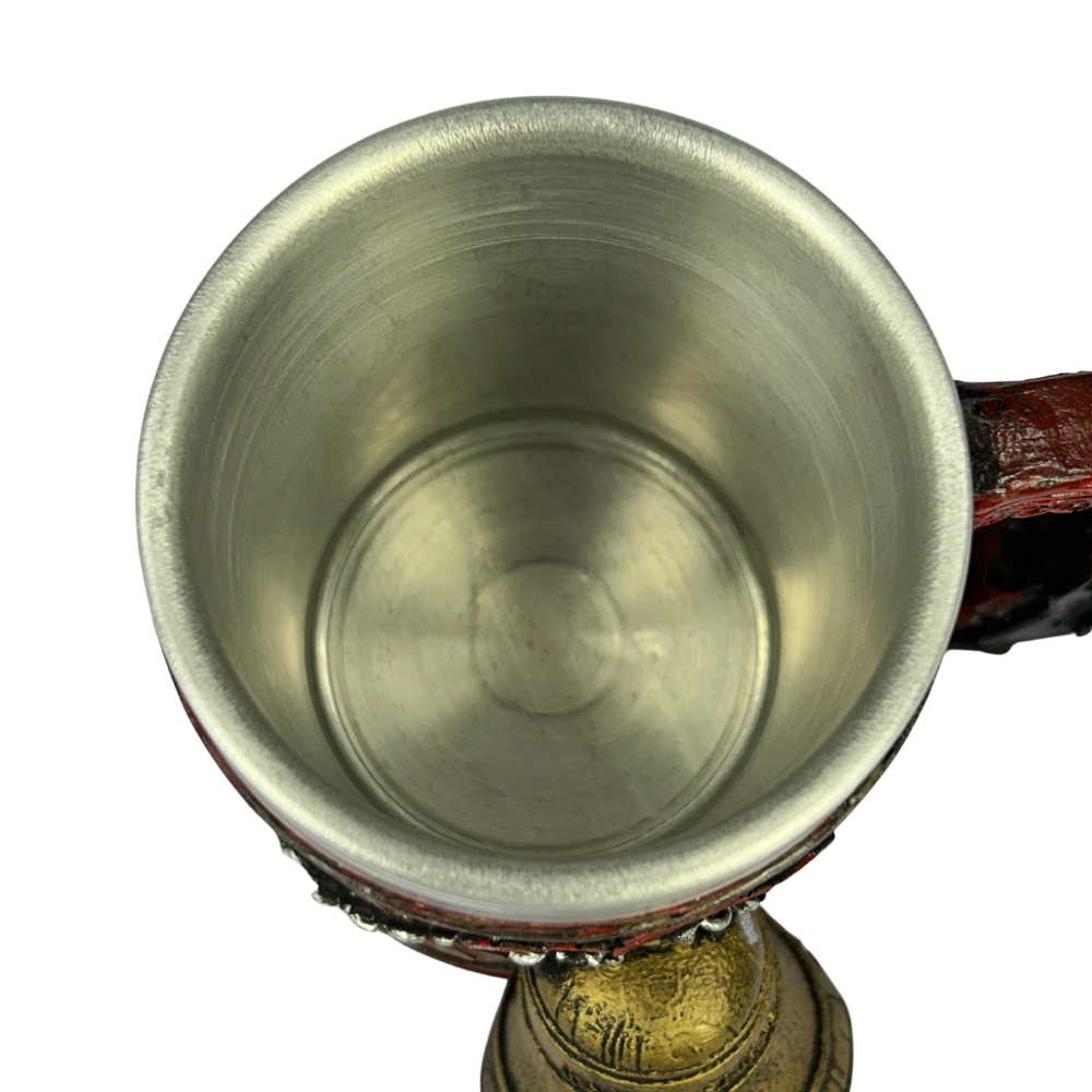 Caneca AC/DC 3D | Sino Hell's Bell | Logo em Relevo | Interior Aço Inox | Presente Rock