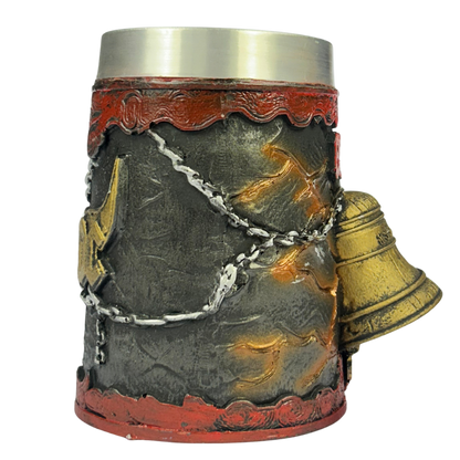 Caneca AC/DC 3D | Sino Hell's Bell | Logo em Relevo | Interior Aço Inox | Presente Rock