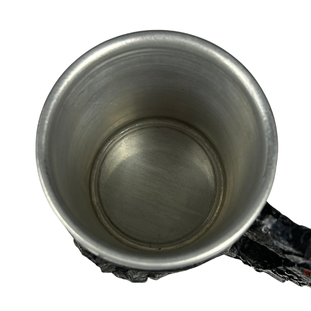 Caneca Senhor dos Anéis | Olho de Sauron 3D | Interior Aço Inox | Medieval | Presente Único