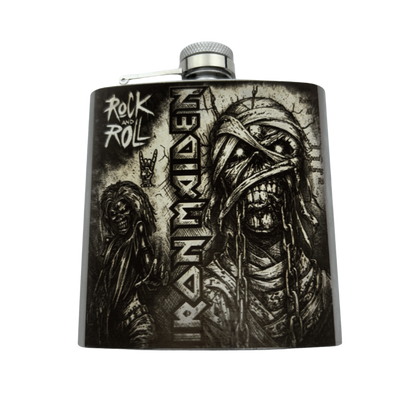 Cantil Iron Maiden | Rock and Roll | 169,8ml | Presente para Fãs de Heavy Metal