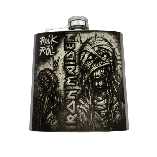Cantil Iron Maiden | Rock and Roll | 169,8ml | Presente para Fãs de Heavy Metal