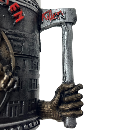 Caneca Artesanal Iron Maiden | Eddie The Head | Peça Única | Presente para Fãs de Metal