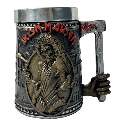 Caneca Artesanal Iron Maiden | Eddie The Head | Peça Única | Presente para Fãs de Metal