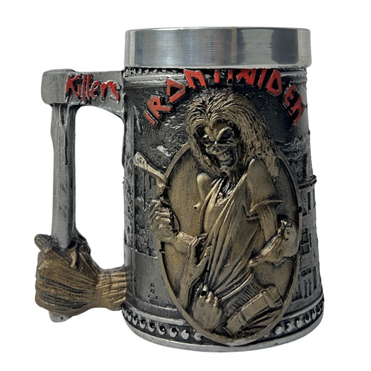 Caneca Artesanal Iron Maiden | Eddie The Head | Peça Única | Presente para Fãs de Metal