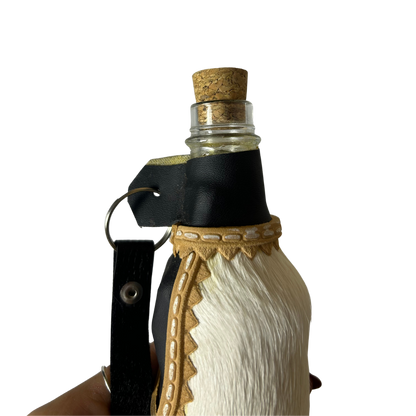 Kit Cantil + Copo Pata de Vaca | Tradição Gaúcha | Costura Dourada | Acabamento Premium