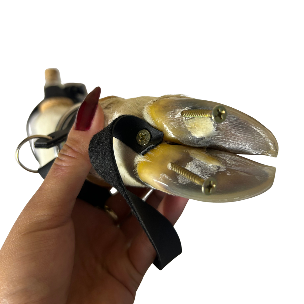 Kit Cantil + Copo Pata de Vaca | Tradição Gaúcha | Costura Dourada | Acabamento Premium