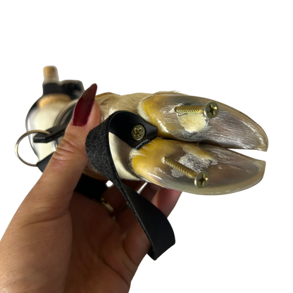 Kit Cantil + Copo Pata de Vaca | Tradição Gaúcha | Costura Dourada | Acabamento Premium