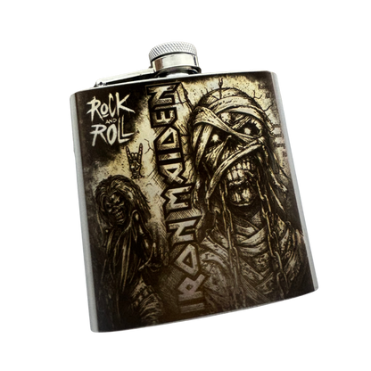 Cantil Iron Maiden | Rock and Roll | 169,8ml | Presente para Fãs de Heavy Metal