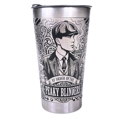 Copo Térmico Peaky Blinders | Gravação a Laser 360° Permanente | 475ml | Presente Exclusivo