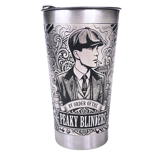 Copo Térmico Peaky Blinders | Gravação a Laser 360° Permanente | 475ml | Presente Exclusivo